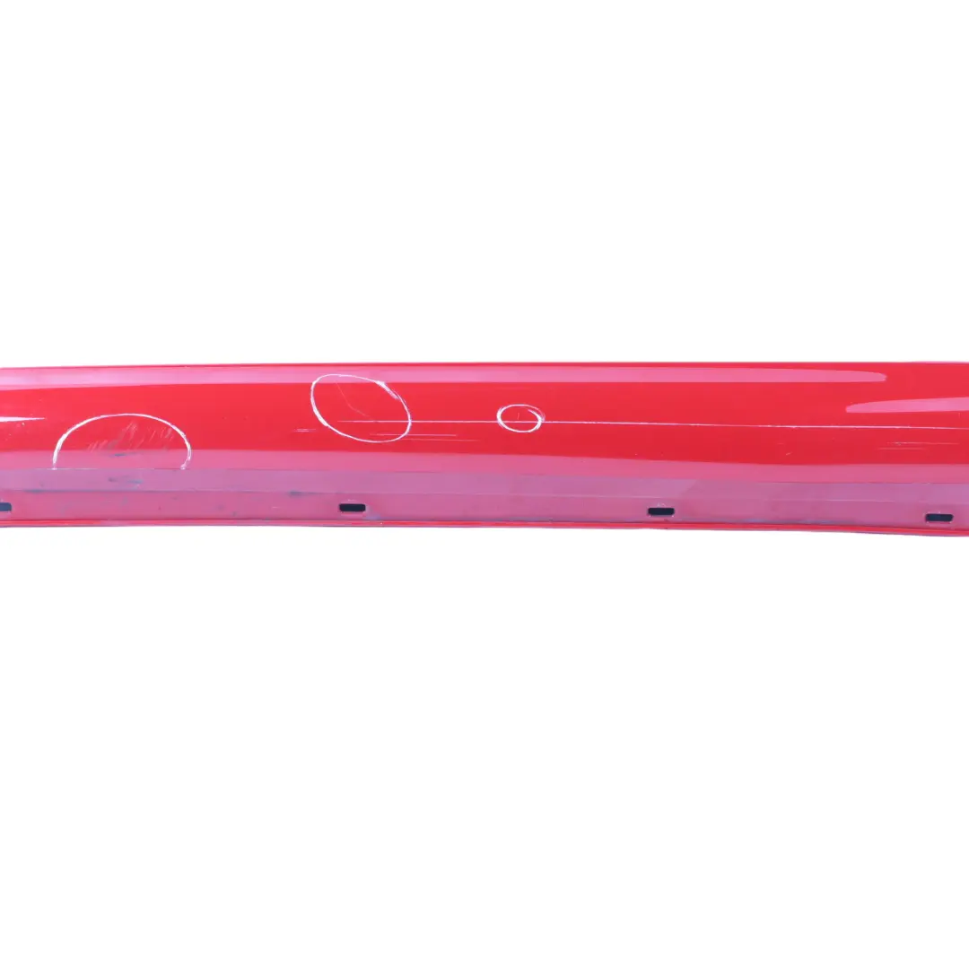 Side Skirt Styling Door Sill Cover Left N/S Fire Opal Red 590 to Mercedes C204 AMG with Part number A2046982554 Mercedes C204 AMG Side Skirt Styling Door Sill Cover Left N/S Fire Opal Red 590 - SKU A2046982554-FUP - Part number A2046982554