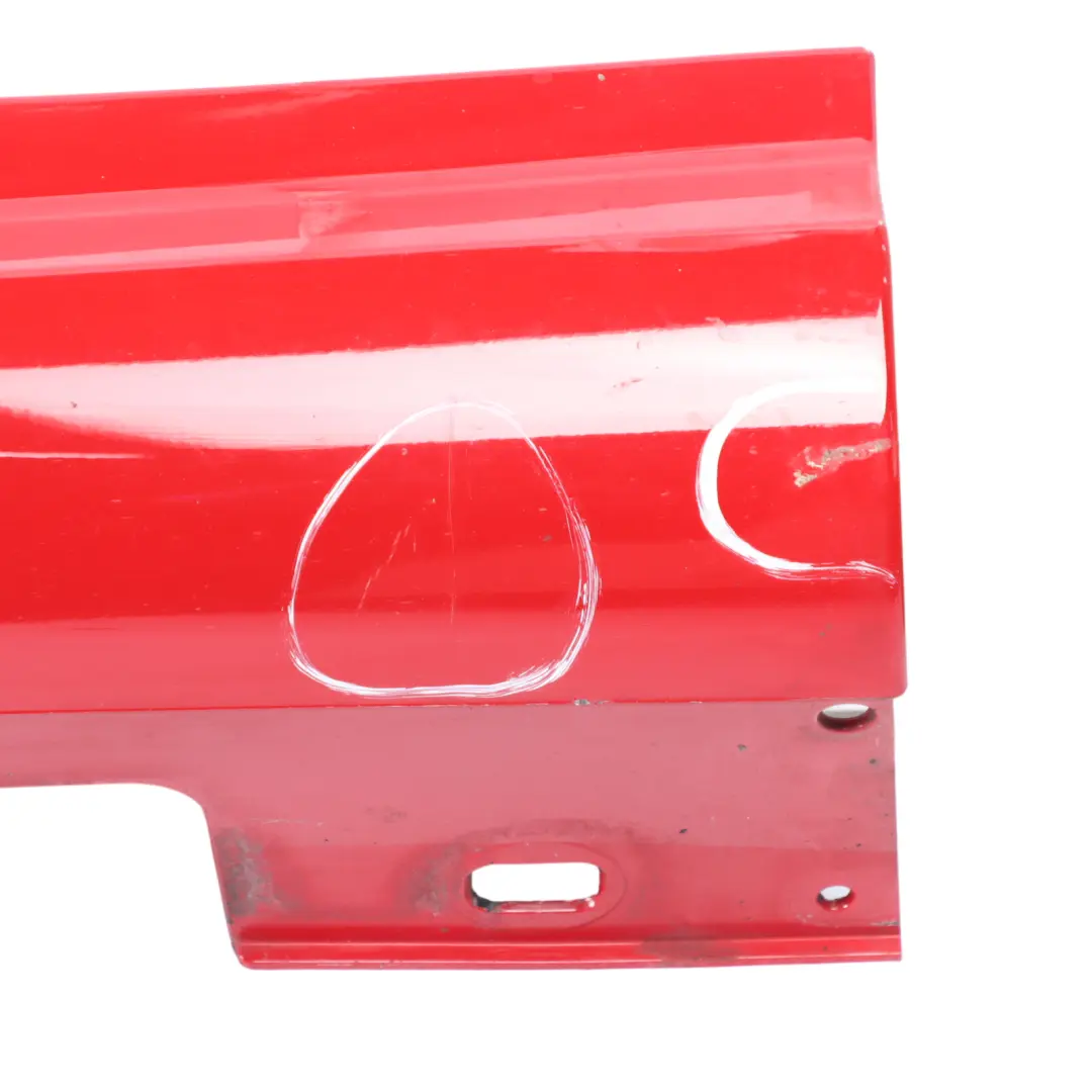 Side Skirt Styling Door Sill Cover Left N/S Fire Opal Red 590 to Mercedes C204 AMG with Part number A2046982554 Mercedes C204 AMG Side Skirt Styling Door Sill Cover Left N/S Fire Opal Red 590 - SKU A2046982554-FUP - Part number A2046982554