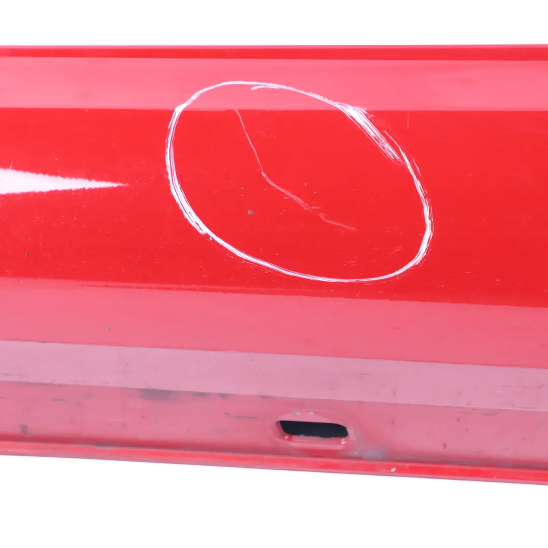 Side Skirt Styling Door Sill Cover Left N/S Fire Opal Red 590 to Mercedes C204 AMG with Part number A2046982554 Mercedes C204 AMG Side Skirt Styling Door Sill Cover Left N/S Fire Opal Red 590 - SKU A2046982554-FUP - Part number A2046982554