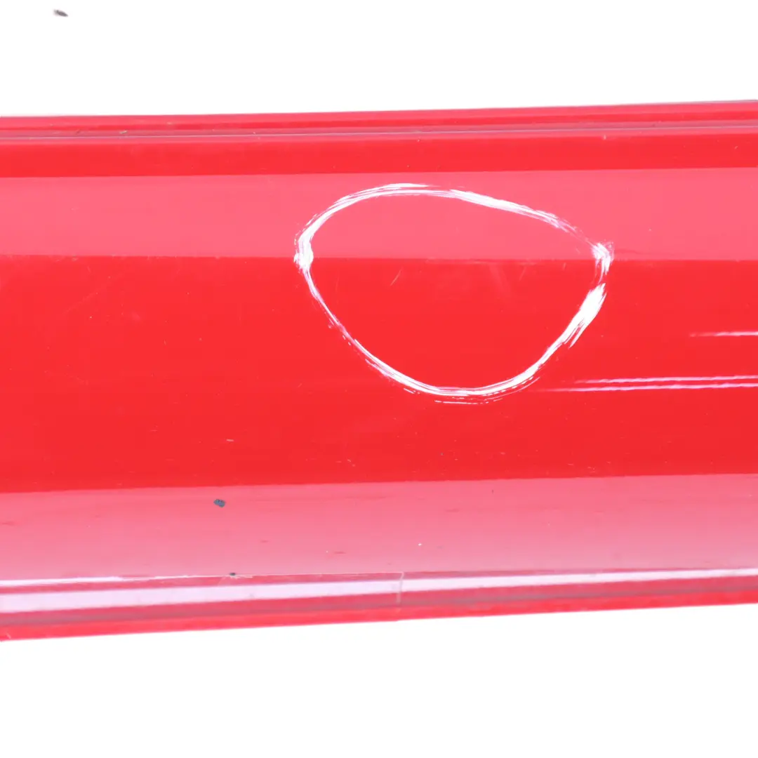 Side Skirt Door Sill Cover Right O/S Fire Opal Red - 590 to Mercedes C204 AMG with Part number A2046982654 Mercedes C204 AMG Side Skirt Door Sill Cover Right O/S Fire Opal Red - 590 - SKU A2046982654-FUP - Part number A2046982654