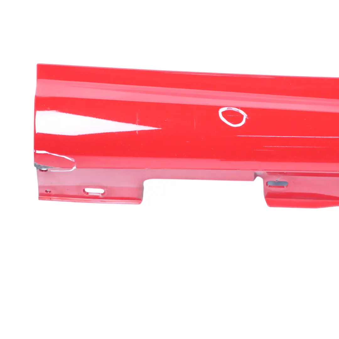Side Skirt Door Sill Cover Right O/S Fire Opal Red - 590 to Mercedes C204 AMG with Part number A2046982654 Mercedes C204 AMG Side Skirt Door Sill Cover Right O/S Fire Opal Red - 590 - SKU A2046982654-FUP - Part number A2046982654