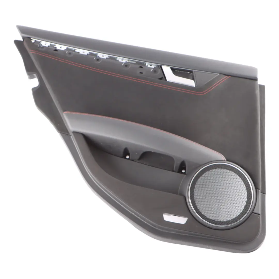 Panel Tarjeta Puerta Trasera Izquierda Tapa Negro para Mercedes C204 con número de pieza A2047301363 Mercedes C204 Panel Tarjeta Puerta Trasera Izquierda Tapa Negro - SKU A2047301363 - Número de pieza A2047301363