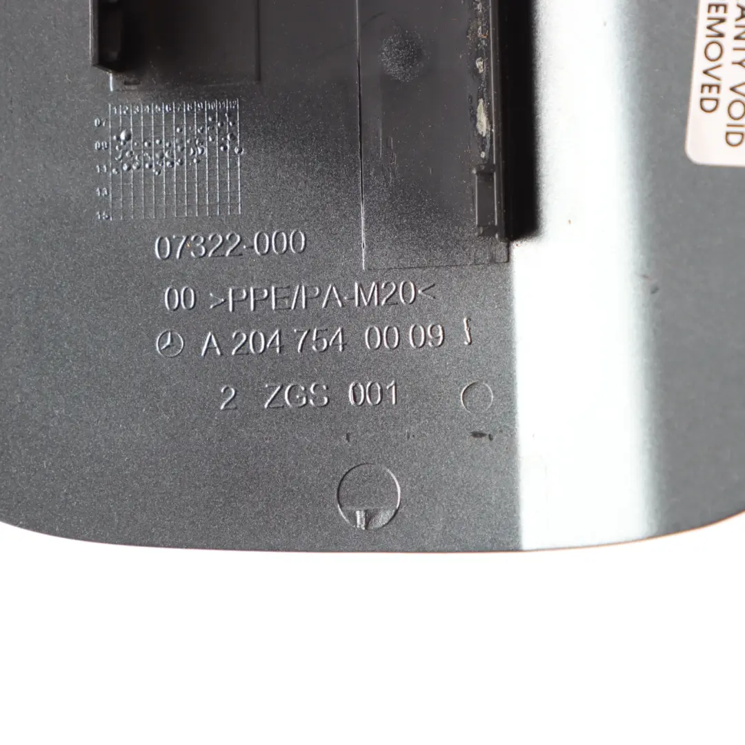 Filler Flap Tank Cap Cover Alabandine Grey 779 to Mercedes W204 Fuel with Part number A2047540009 Mercedes W204 Fuel Filler Flap Tank Cap Cover Alabandine Grey 779 - SKU A2047540009-ALG - Part number A2047540009