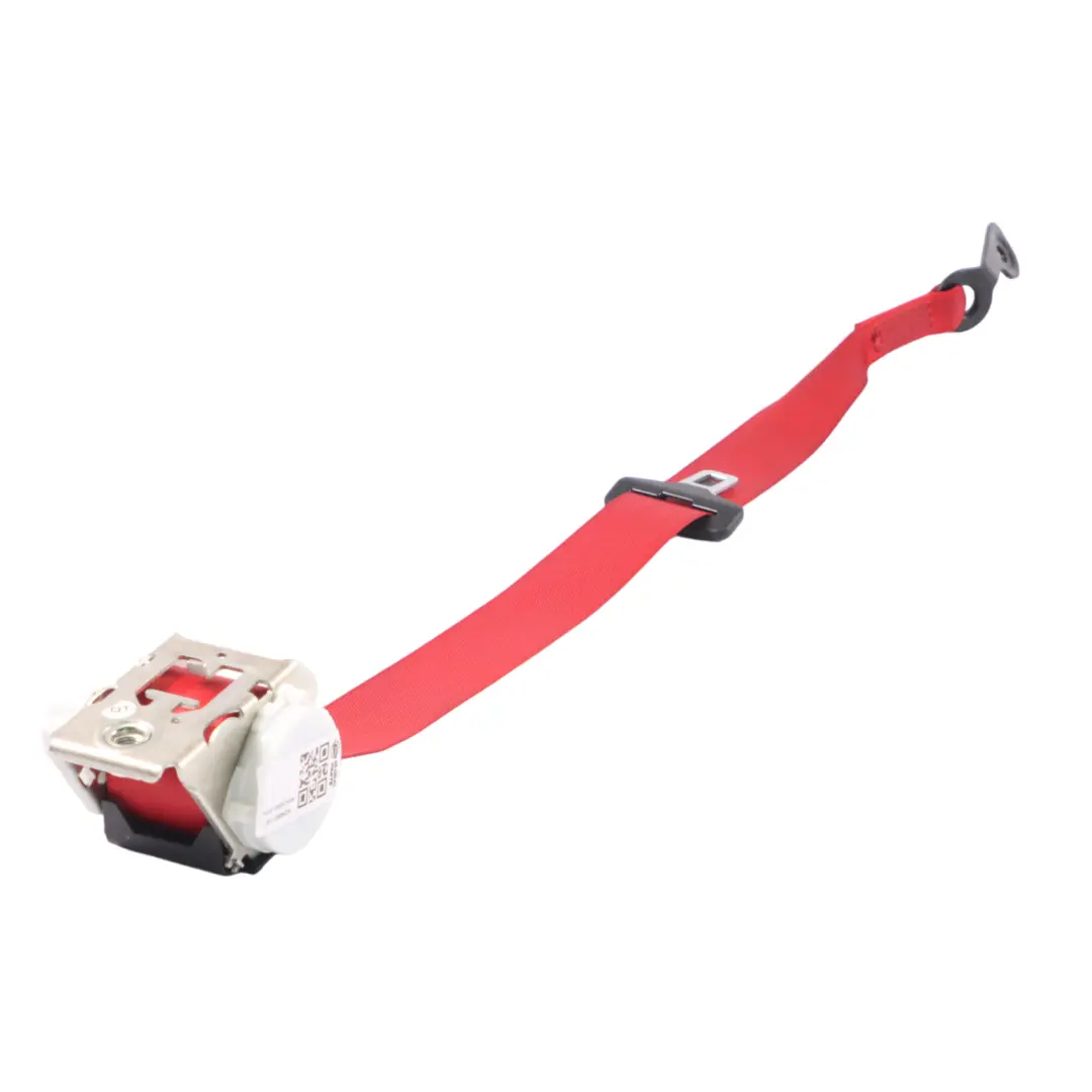 Mercedes W204 Seat Belt Rear Centre Middle Seatbelt Red - SKU A2048601185 - Part number A2048601185