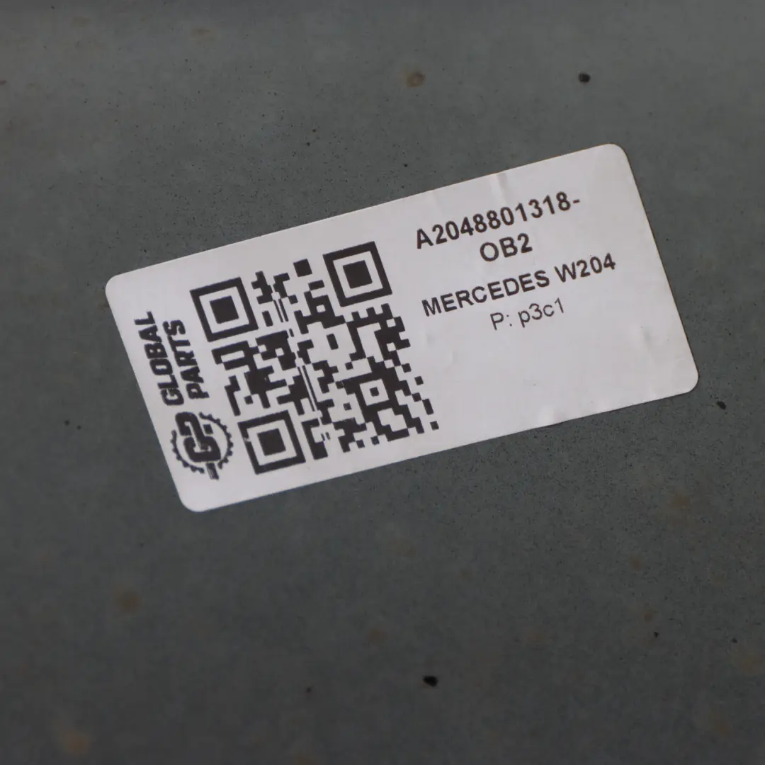 Panneau latéral de l'aile avant gauche Obsidian Black Metallic 197 pour Mercedes W204 à propos du numéro de pièce A2048801318 Mercedes W204 Panneau latéral de l'aile avant gauche Obsidian Black Metallic 197 - SKU A2048801318-OB2 - Numéro de pièce A2048801318