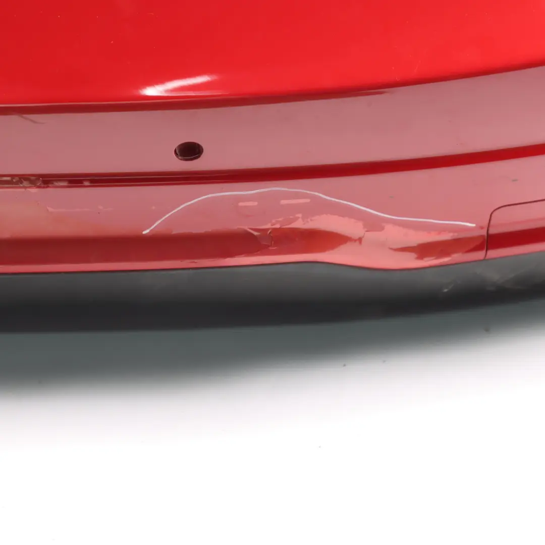 Mercedes W204 Rear Bumper Trim Panel AMG Feueropal Fire Opal Red - 590 - SKU A2048809347-FUP - Part number A2048809347