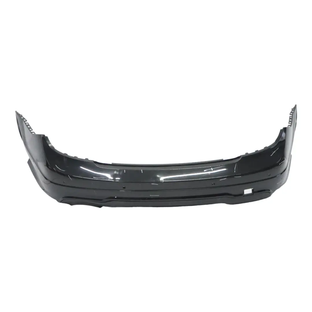 Mercedes W204 Rear Bumper Trim Panel AMG Obsidian Black Metallic - 197 - SKU A2048809347-OB - Part number A2048809347