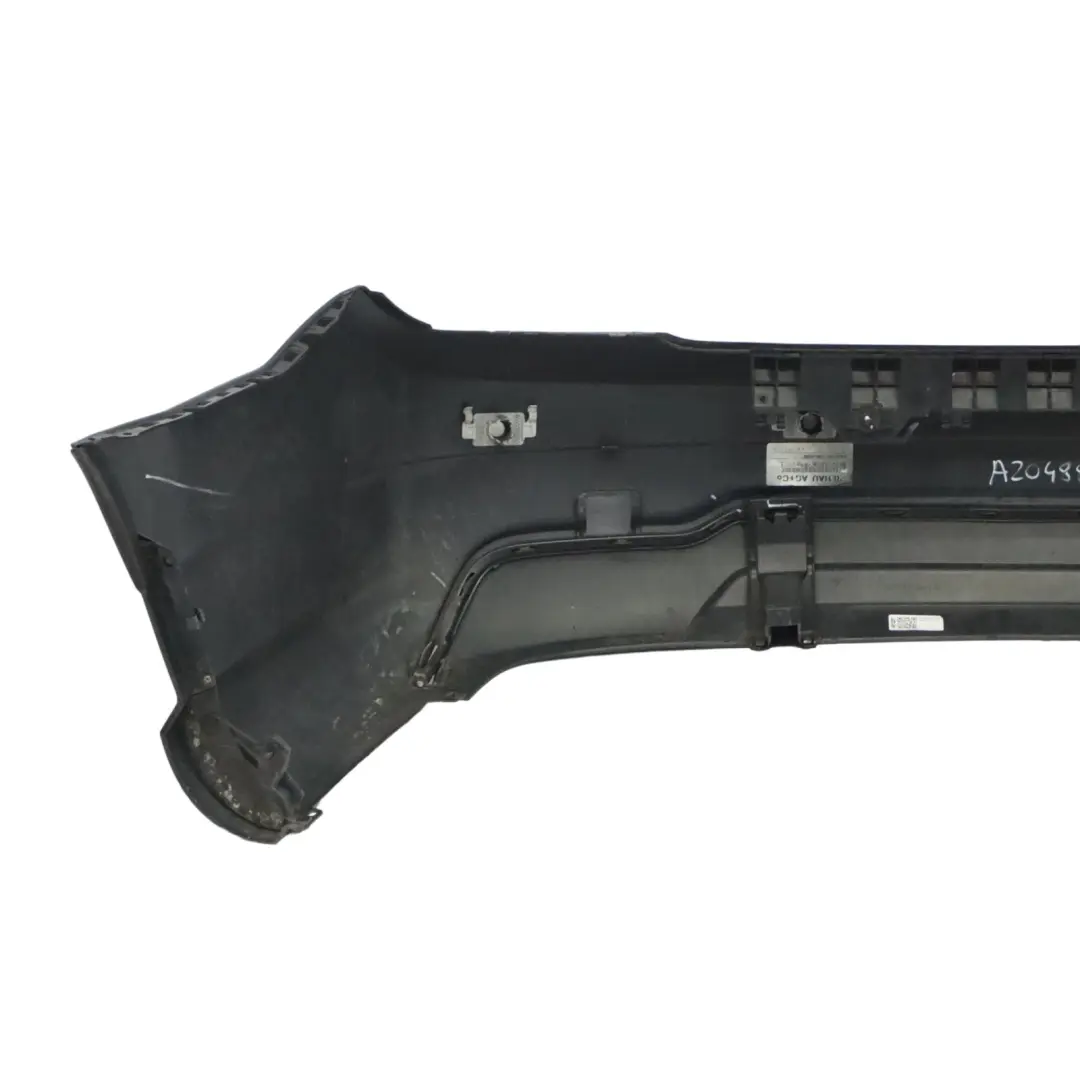 Mercedes W204 Rear Bumper Trim Panel AMG Obsidian Black Metallic - 197 - SKU A2048809347-OB - Part number A2048809347