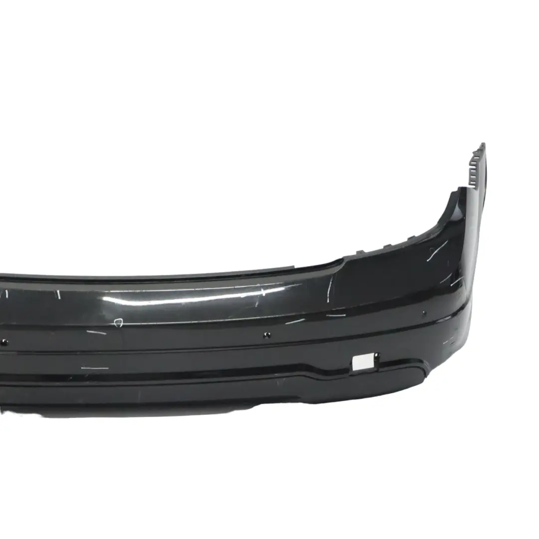 Mercedes W204 Rear Bumper Trim Panel AMG Obsidian Black Metallic - 197 - SKU A2048809347-OB - Part number A2048809347