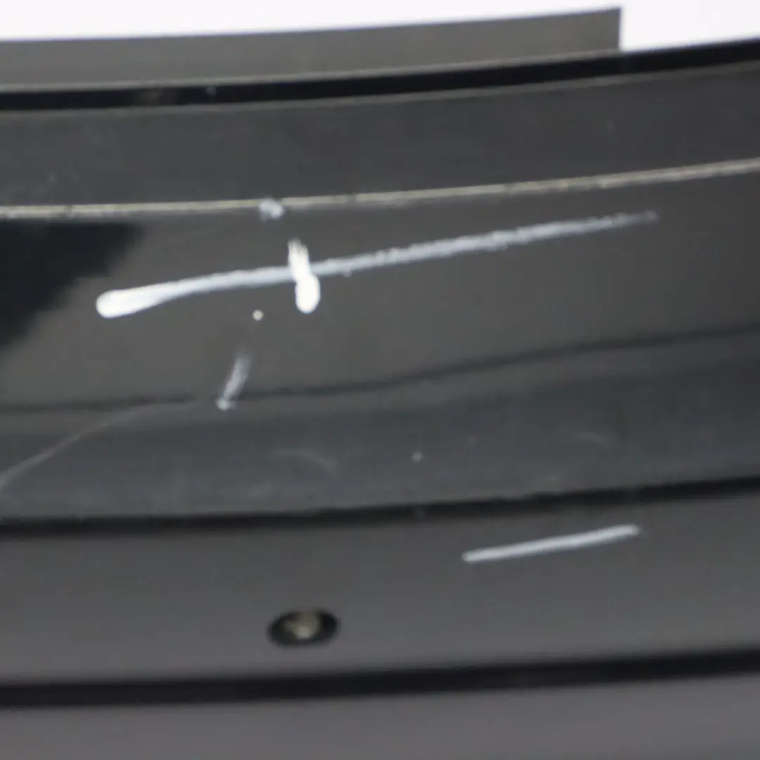Mercedes W204 Rear Bumper Trim Panel AMG Obsidian Black Metallic - 197 - SKU A2048809347-OB - Part number A2048809347