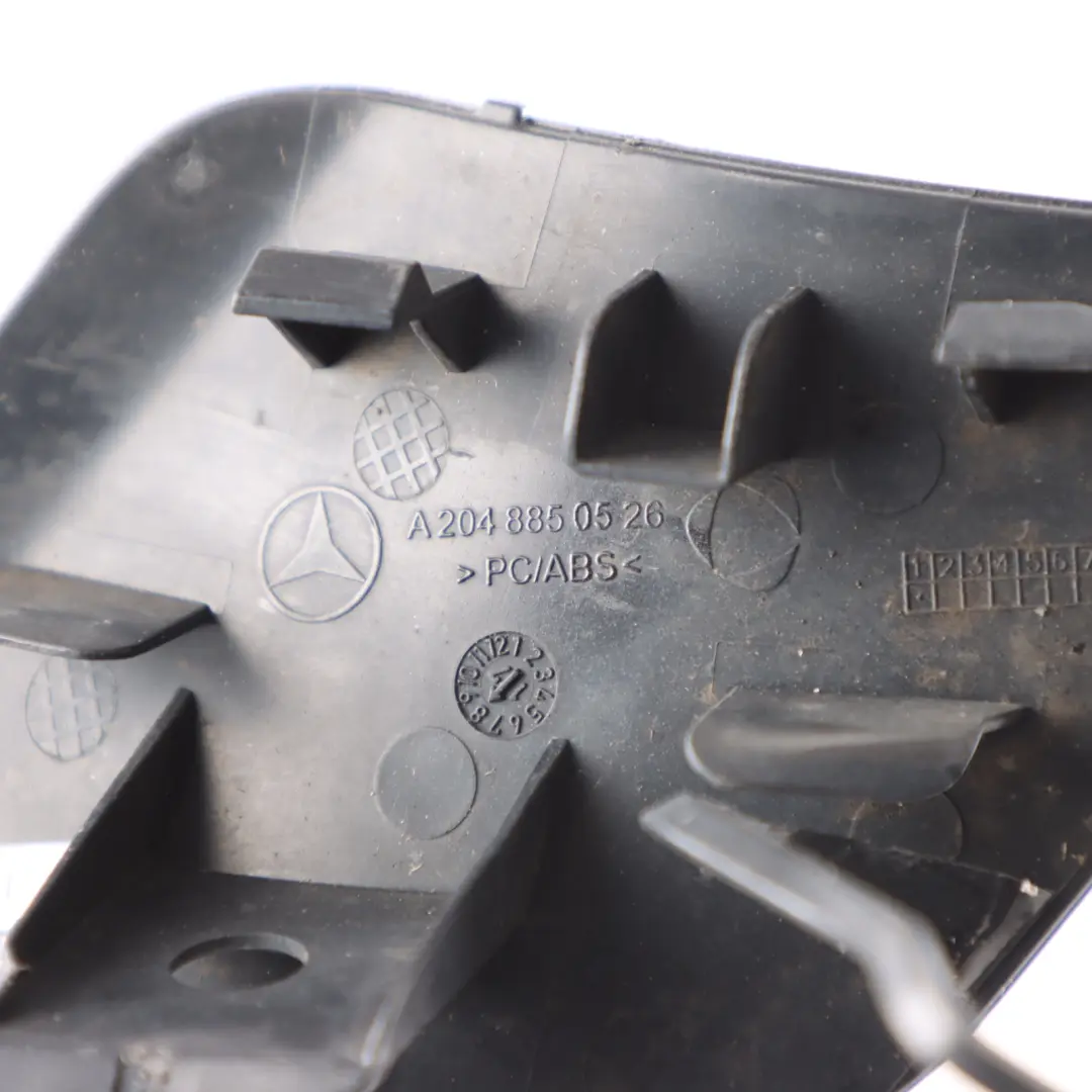 Front Bumper Tow Eye Hook Cover Tenorite Grey 755 to Mercedes W204 AMG with Part number A2048850526 Mercedes W204 AMG Front Bumper Tow Eye Hook Cover Tenorite Grey 755 - SKU A2048850526-TNG - Part number A2048850526