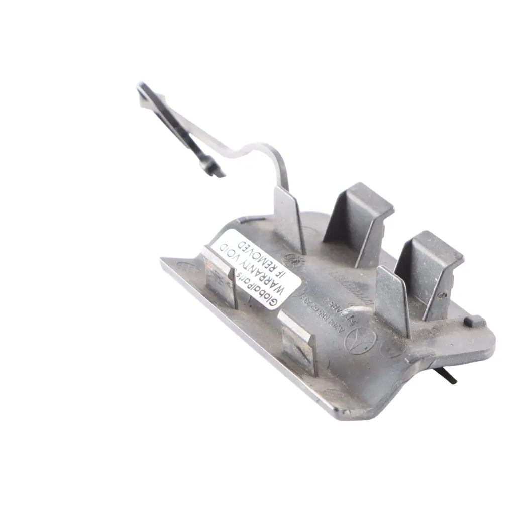 Bumper Towing Eye Hook Cover Cap Tenorite Grey Metallic - 755 to Mercedes W204 Rear with Part number A2048856223 Mercedes W204 Rear Bumper Towing Eye Hook Cover Cap Tenorite Grey Metallic - 755 - SKU A2048856223-TNG - Part number A2048856223