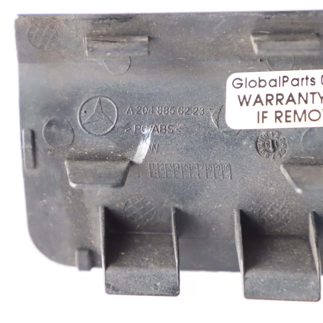 Mercedes W204 Rear Bumper Towing Eye Hook Cover Cap Tenorite Grey Metallic - 755 - SKU A2048856223-TNG - Part number A2048856223