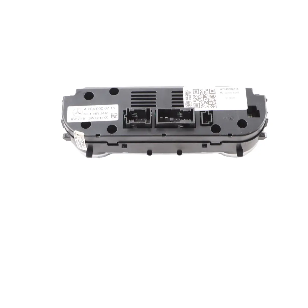 Conditioning Climate Control Panel A/C Switch to Mercedes C204 C218 Air with Part number A2049000715 Mercedes C204 C218 Air Conditioning Climate Control Panel A/C Switch - SKU A2049000715 - Part number A2049000715