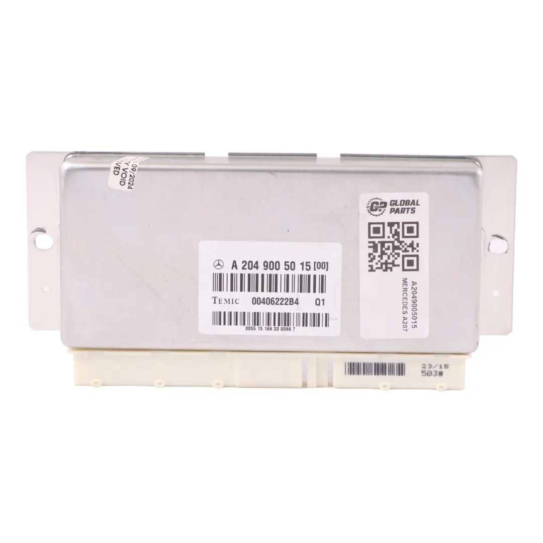 W207 Suspension Damper Adjustment Control Unit Module to Mercedes C204 with Part number A2049005015 Mercedes C204 W207 Suspension Damper Adjustment Control Unit Module - SKU A2049005015 - Part number A2049005015