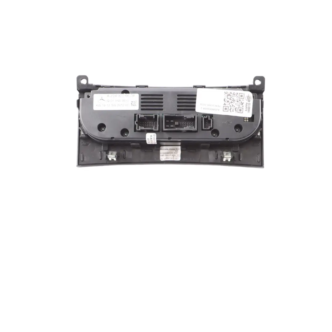 Mercedes W204 Module Panneau Commande Climatisation - SKU A2049006608-3 - Numéro de pièce A2049006608