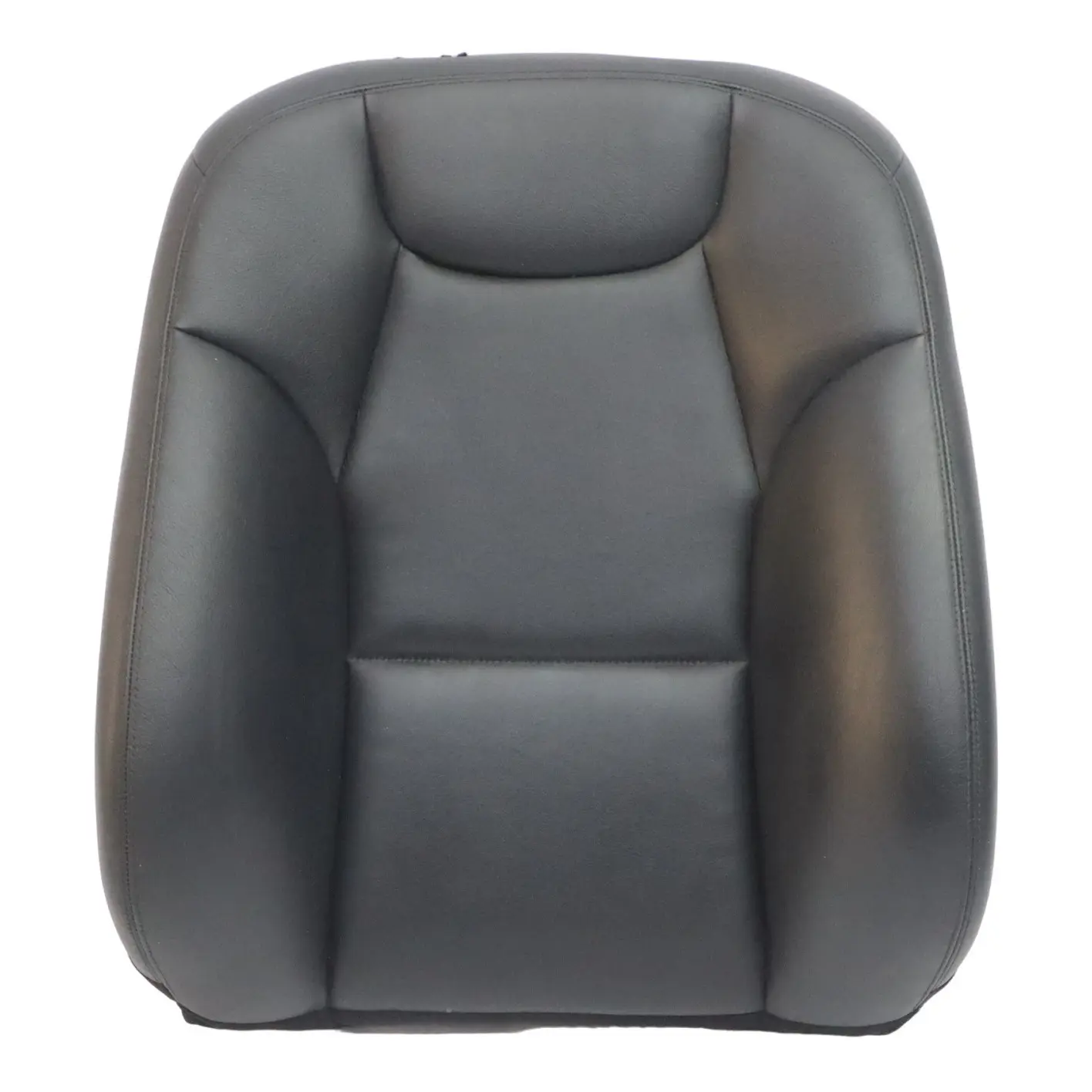 Mercedes W204 Front Seat Backrest Left Sport Seat N/S Heated Cover Black Leather