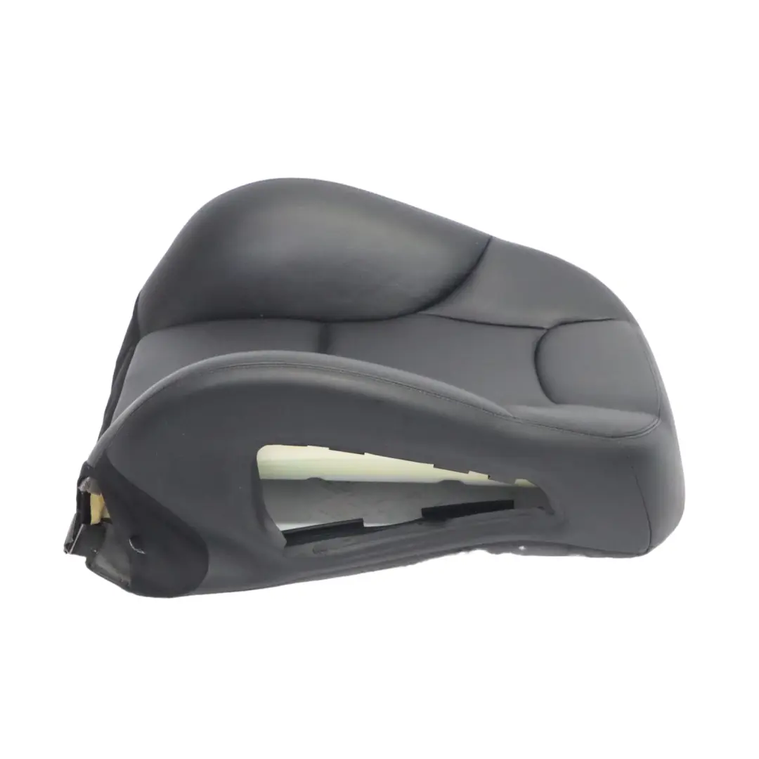Mercedes W204 Front Seat Backrest Left Sport Seat N/S Heated Cover Black Leather - SKU A2049104547-9 - Part number A2049104547