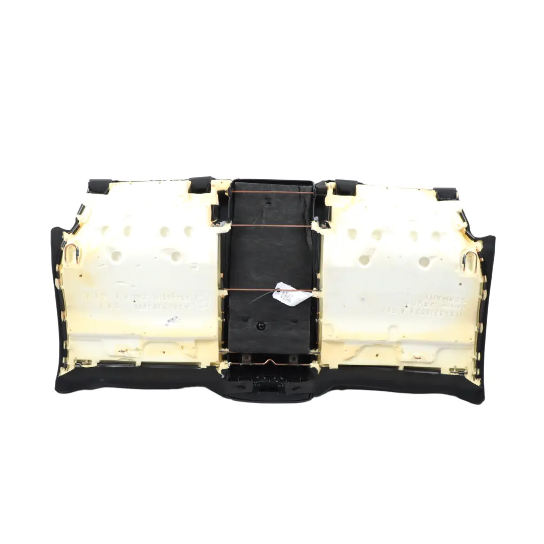 Mercedes C204 Rear Seat Bench Couch Cover Leather Combination Alcantara Black - SKU A2049202502 - Part number A2049202502