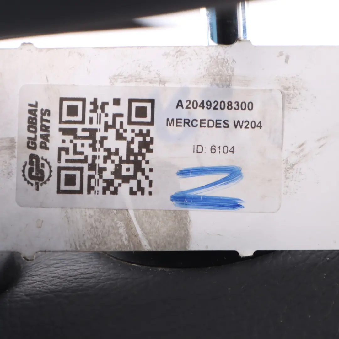 Leather Bench Backrest Rear Left N/S Seat Headrest to Mercedes W204 with Part number A2049208300 Mercedes W204 Leather Bench Backrest Rear Left N/S Seat Headrest - SKU A2049208300 - Part number A2049208300