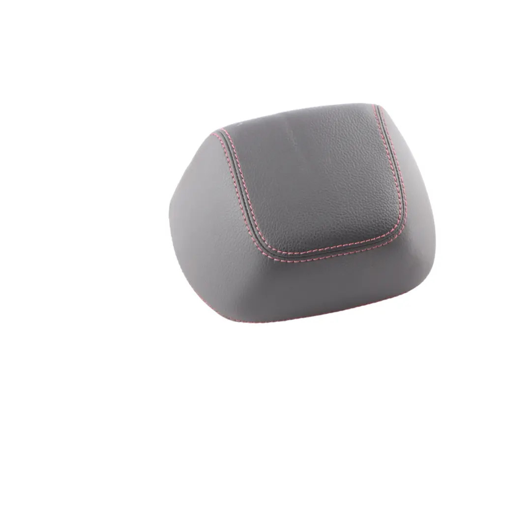 Mercedes W204 Headrest Rear Seat Left Right N/O/S Imitation Leather Red Seam - SKU A2049709750 - Part number A2049709750