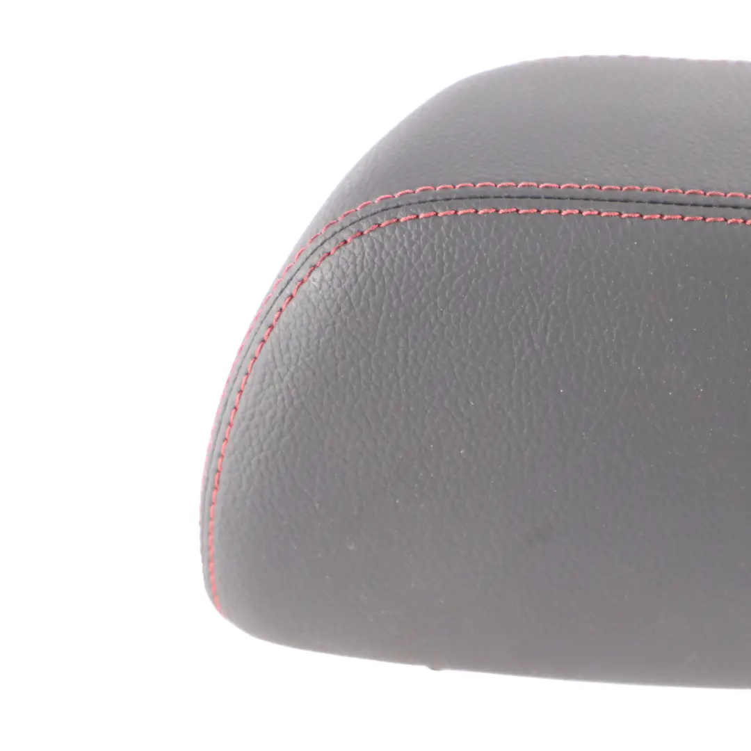 Mercedes W204 Headrest Rear Seat Left Right N/O/S Imitation Leather Red Seam - SKU A2049709750 - Part number A2049709750
