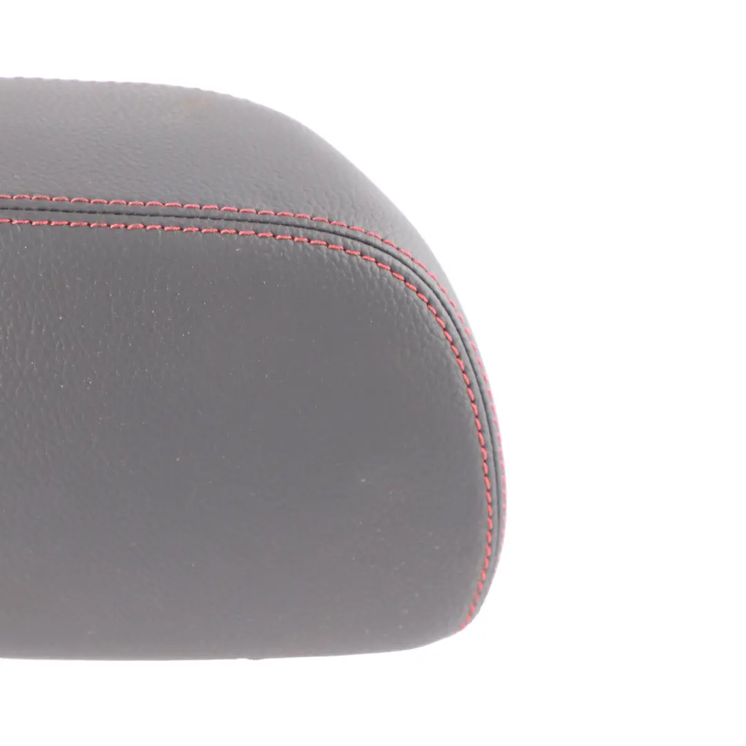 Mercedes W204 Headrest Rear Seat Left Right N/O/S Imitation Leather Red Seam - SKU A2049709750 - Part number A2049709750