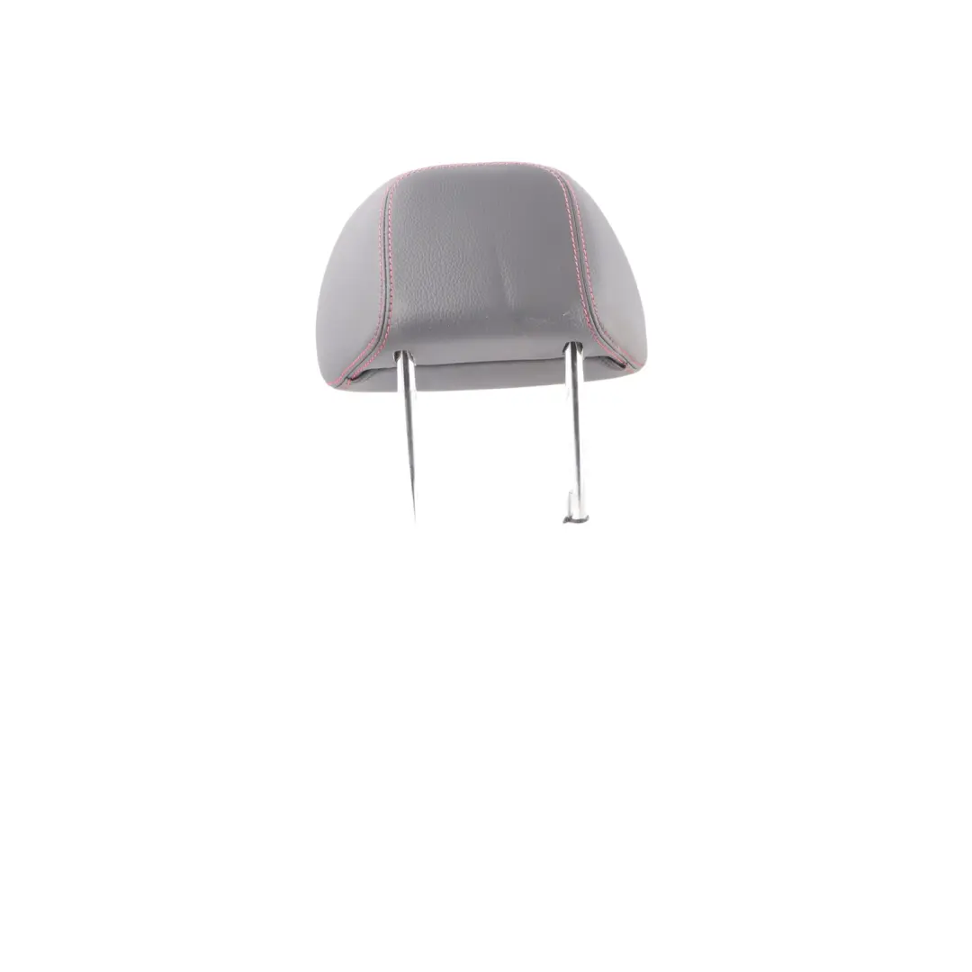 Mercedes W204 Headrest Rear Seat Left Right N/O/S Imitation Leather Red Seam - SKU A2049709750 - Part number A2049709750