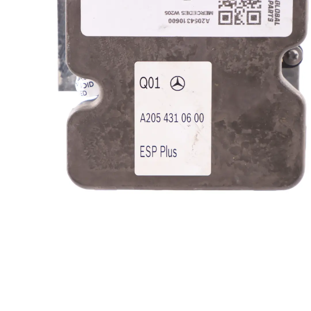 ABS Pump Hydraulic Brake Pump Control Module to Mercedes W205 with Part number A2054310600 Mercedes W205 ABS Pump Hydraulic Brake Pump Control Module - SKU A2054310600 - Part number A2054310600