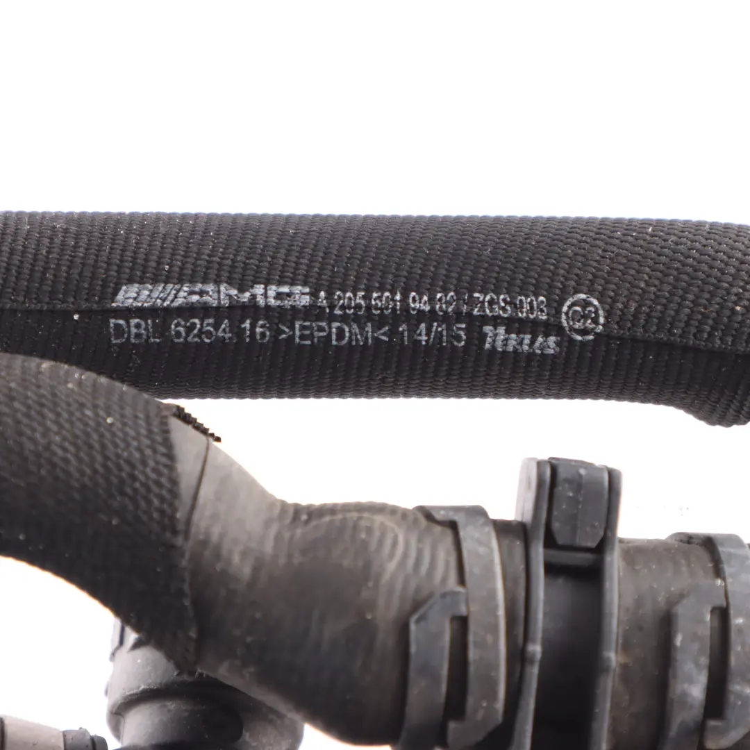 Coolant Hose Turbo Turbocharger Pipe Line to Mercedes W205 with Part number A2055019482 Mercedes W205 Coolant Hose Turbo Turbocharger Pipe Line - SKU A2055019482 - Part number A2055019482