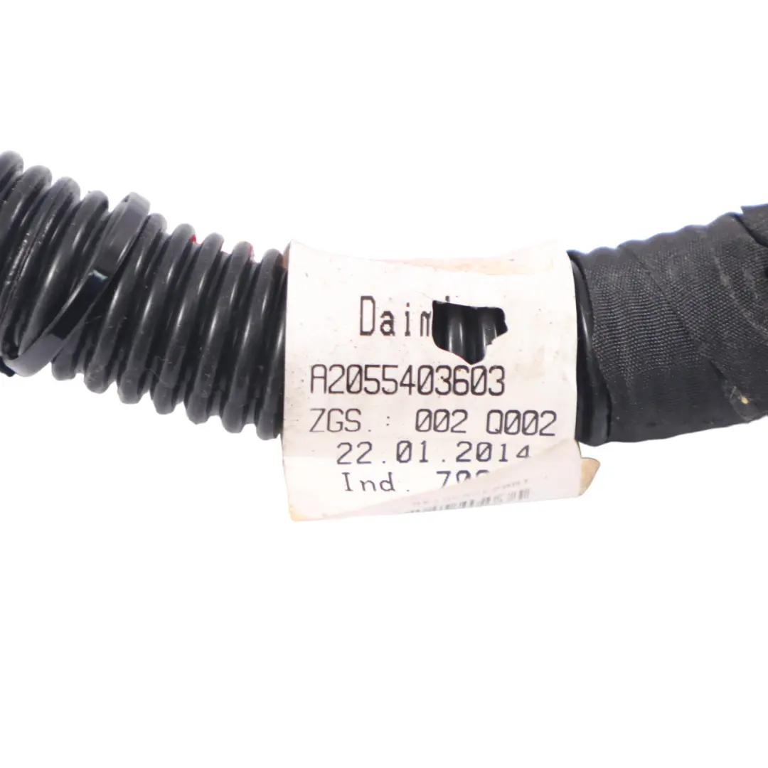 Cable Starter Wiring Loom Harness M274 Petrol to Mercedes W205 Battery with Part number A2055403603 Mercedes W205 Battery Cable Starter Wiring Loom Harness M274 Petrol - SKU RHD-A2055403603 - Part number A2055403603