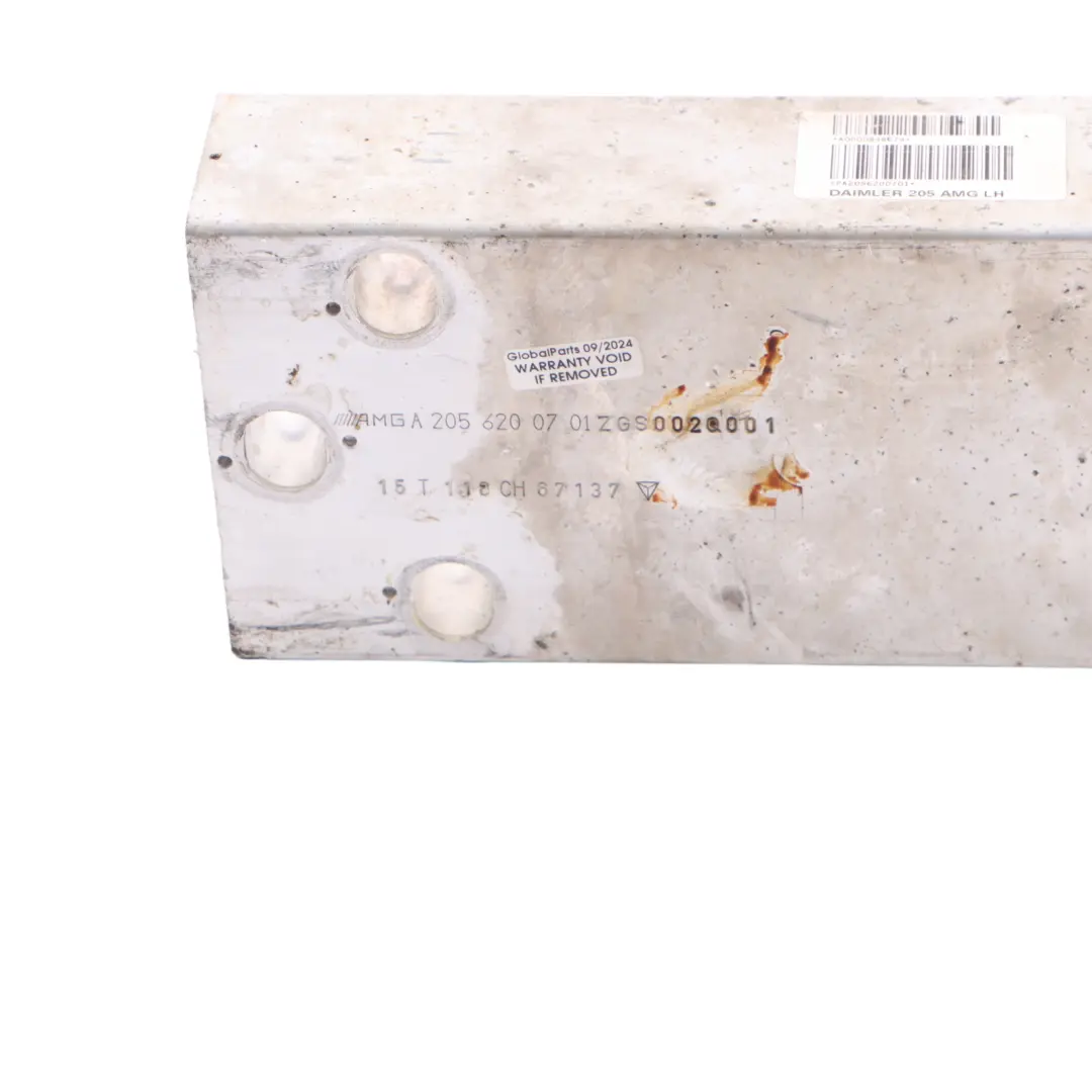 Front Bumper Left N/S Reinforcement Bracket Holder to Mercedes W205 with Part number A2056200701 Mercedes W205 Front Bumper Left N/S Reinforcement Bracket Holder - SKU A2056200701 - Part number A2056200701