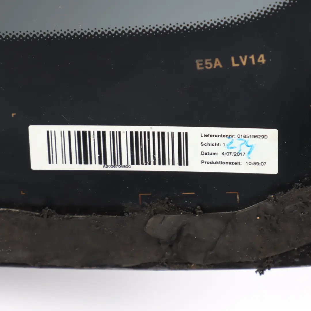 Window Glass Glazing Tinted to Mercedes W205 Saloon Rear with Part number A2056704800 Mercedes W205 Saloon Rear Window Glass Glazing Tinted - SKU A2056704800 - Part number A2056704800