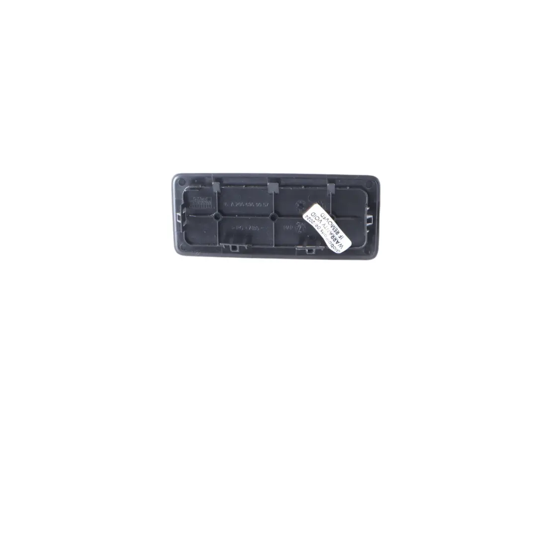 Mercedes W205 Rear Shelf Seat Belt Outlet Trim Covrr Panel - SKU A2056950057 - Part number A2056950057