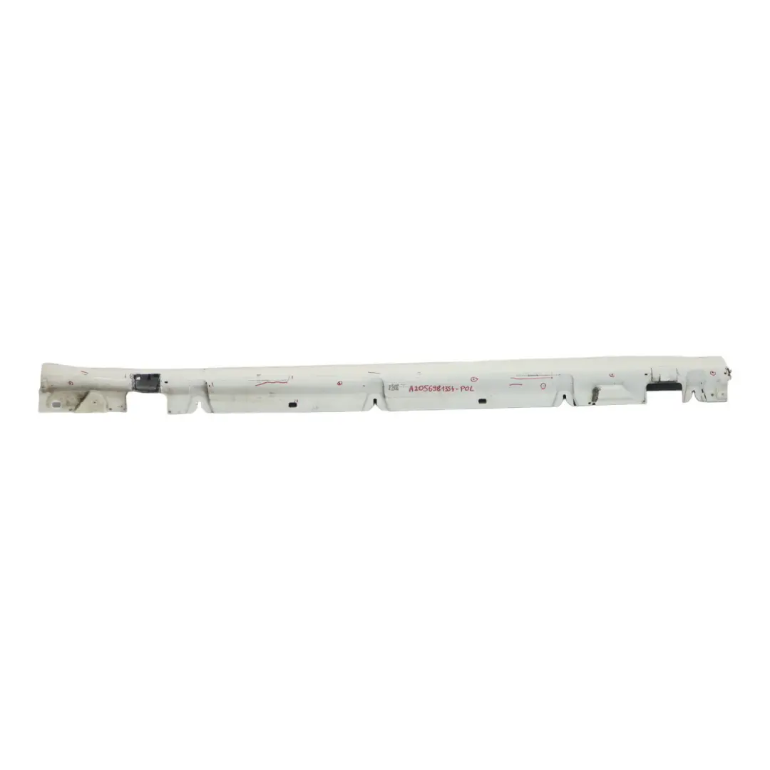 Side Skirt Left N/S Door Sill Cover Polar White - 149 Mercedes W205 - SKU A2056981354-POL - Part number A2056981354