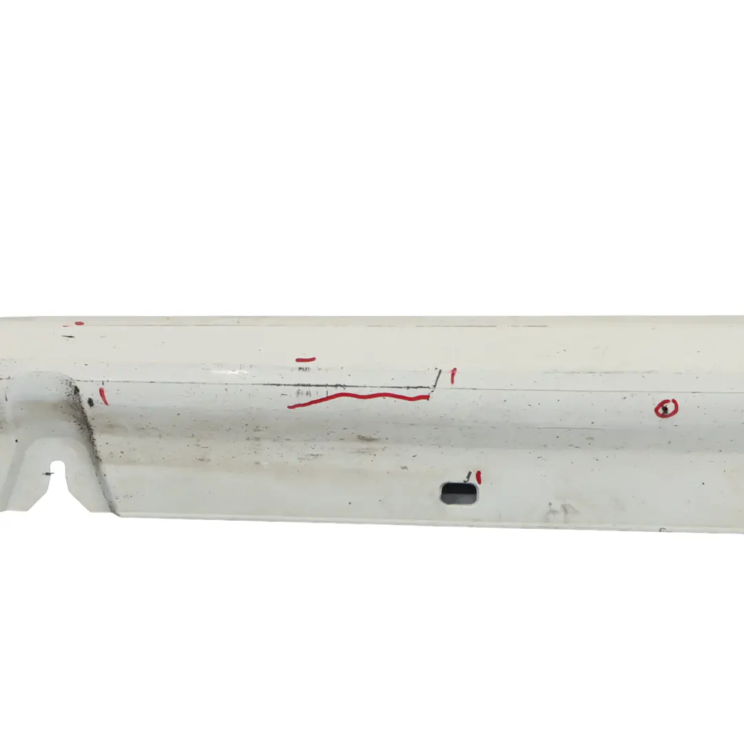 Side Skirt Left N/S Door Sill Cover Polar White - 149 Mercedes W205 - SKU A2056981354-POL - Part number A2056981354