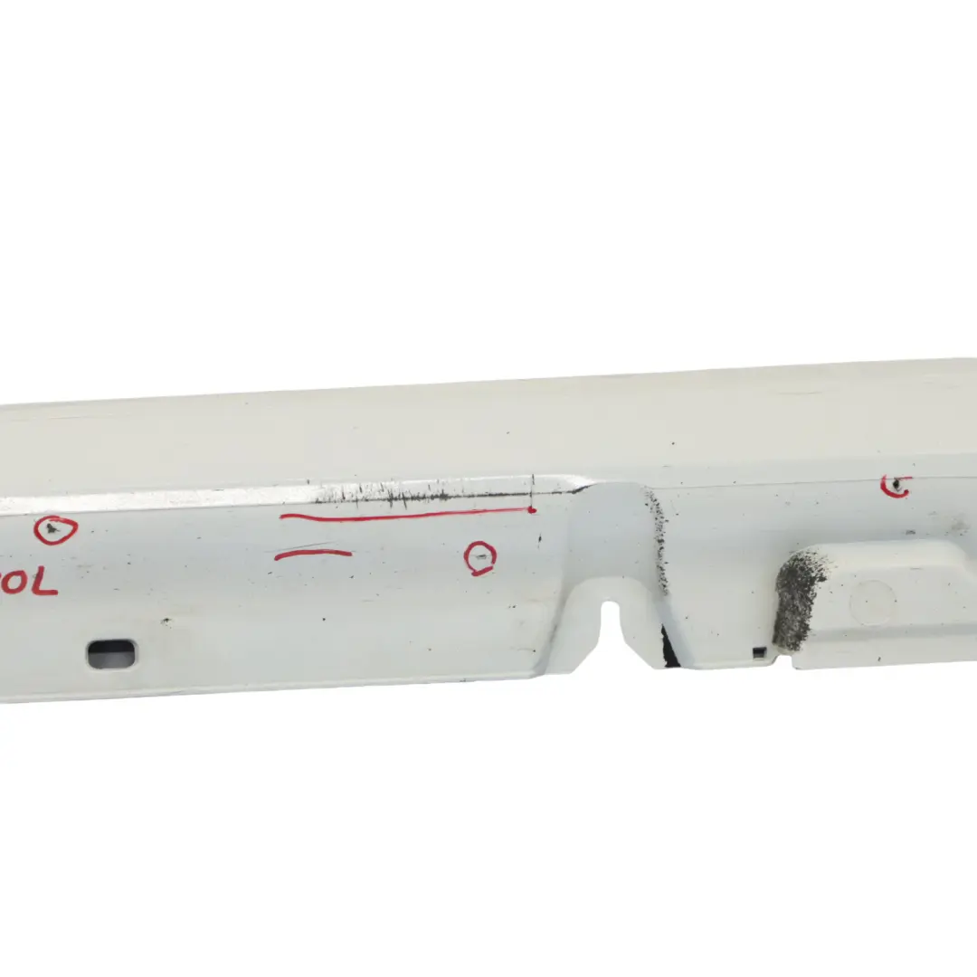 Side Skirt Left N/S Door Sill Cover Polar White - 149 Mercedes W205 - SKU A2056981354-POL - Part number A2056981354