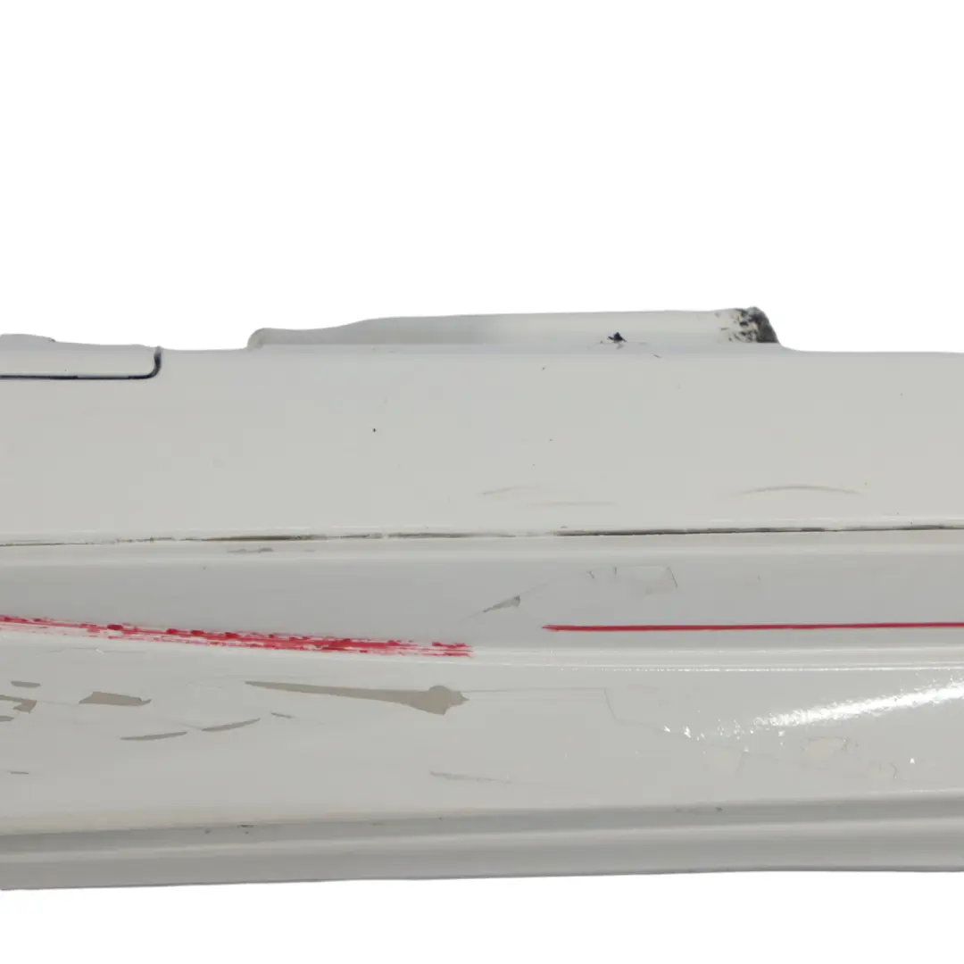 Side Skirt Left N/S Door Sill Cover Polar White - 149 Mercedes W205 - SKU A2056981354-POL - Part number A2056981354