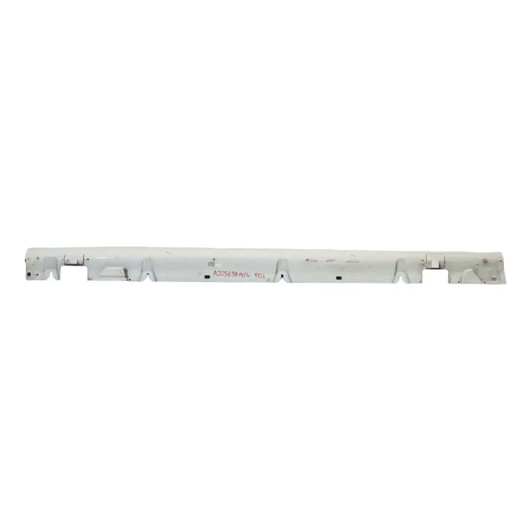 Mercedes W205 Faldón Lateral Derecho Cubre Umbral de Puerta Polar White - 149 - SKU A2056981454-POL - Número de pieza A2056981454