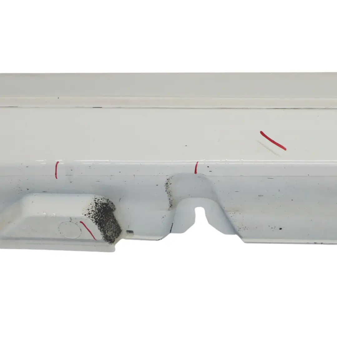 Mercedes W205 Side Skirt Right O/S Door Sill Covering Polar White - 149 - SKU A2056981454-POL - Part number A2056981454