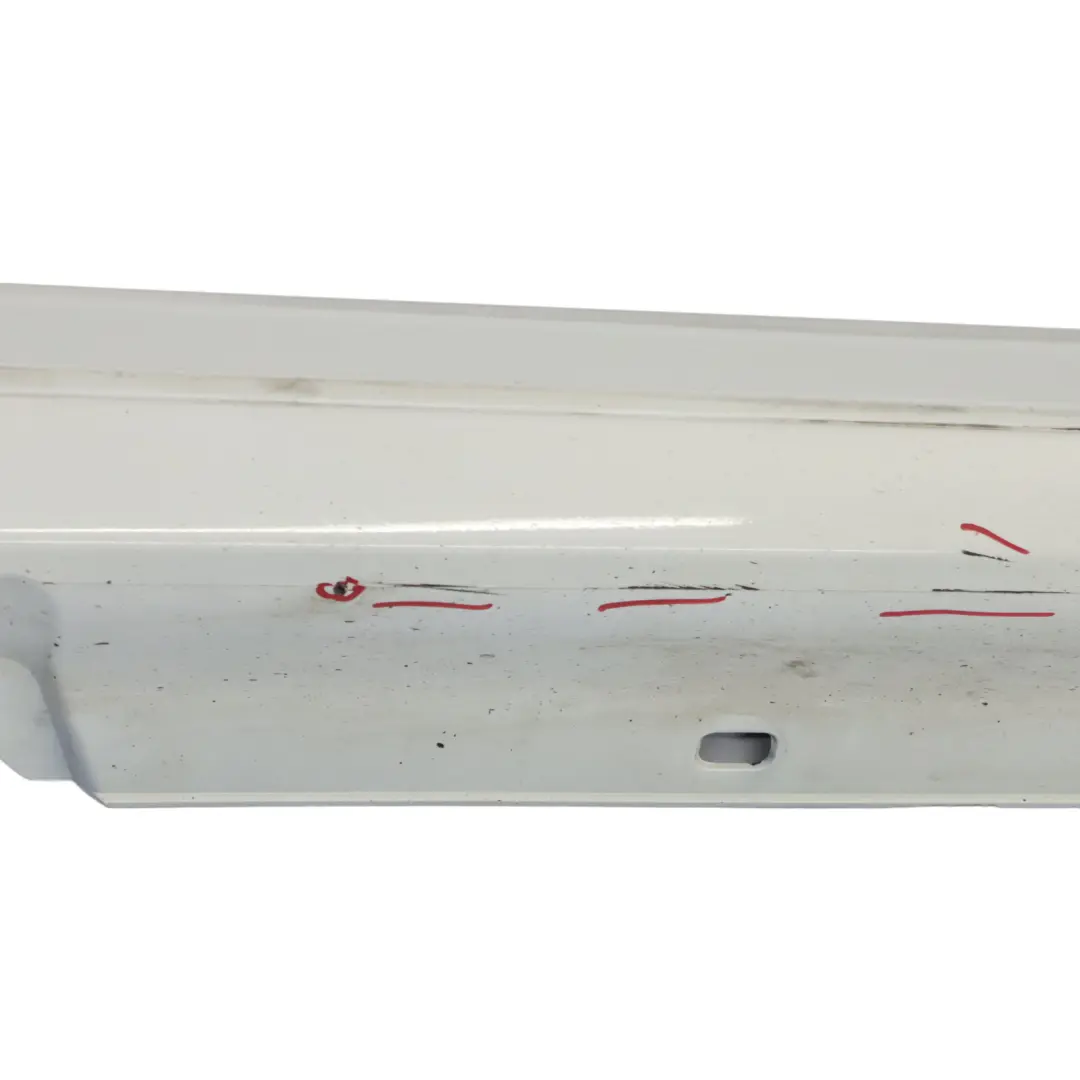 Mercedes W205 Side Skirt Right O/S Door Sill Covering Polar White - 149 - SKU A2056981454-POL - Part number A2056981454