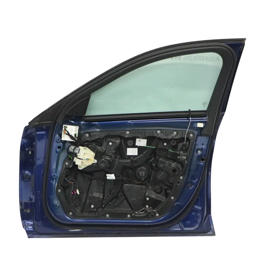 Mercedes W205 Tür vorne rechts Brillantblau Metallic - 896 - SKU A2057200205-BRB - Teilenummer A2057200205