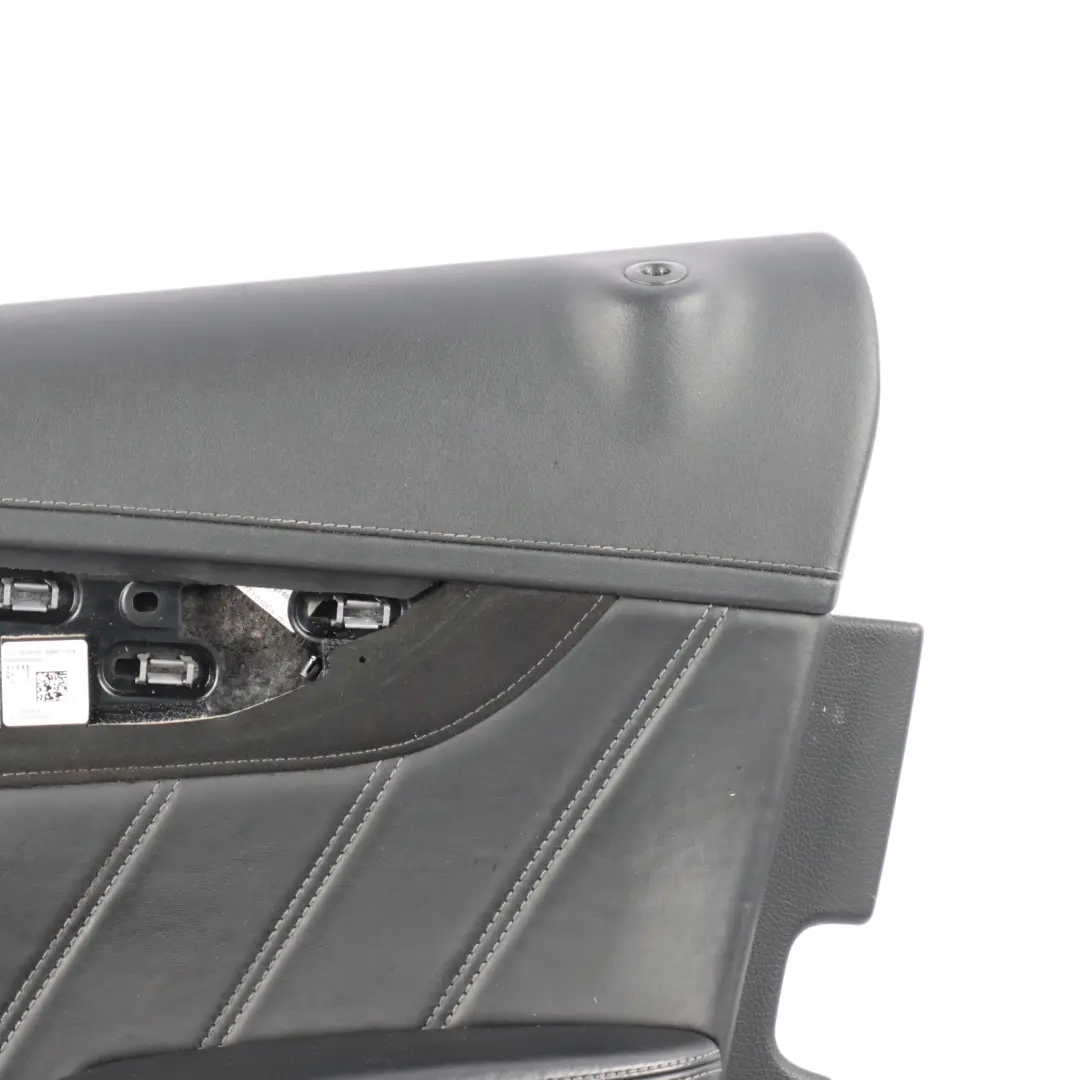 Door Card Cover Front Right O/S Trim Panel Black Leather to Mercedes W205 with Part number A2057202612 Mercedes W205 Door Card Cover Front Right O/S Trim Panel Black Leather - SKU RHD-A2057202612 - Part number A2057202612