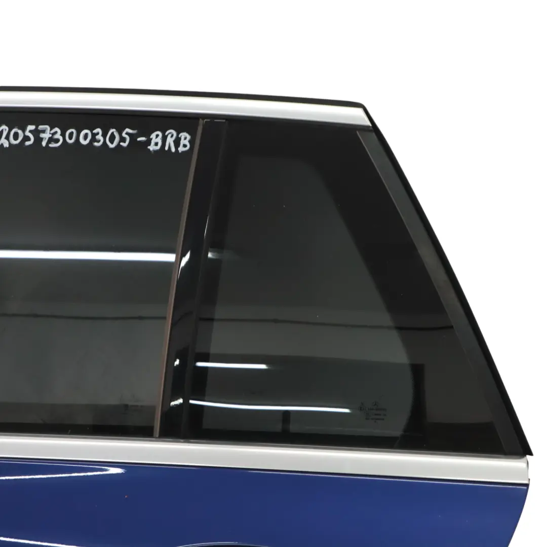 Door Rear Left N/S Brilliant Blue Metallic - 896 to Mercedes S205 with Part number A2057300305 Mercedes S205 Door Rear Left N/S Brilliant Blue Metallic - 896 - SKU A2057300305-BRB - Part number A2057300305