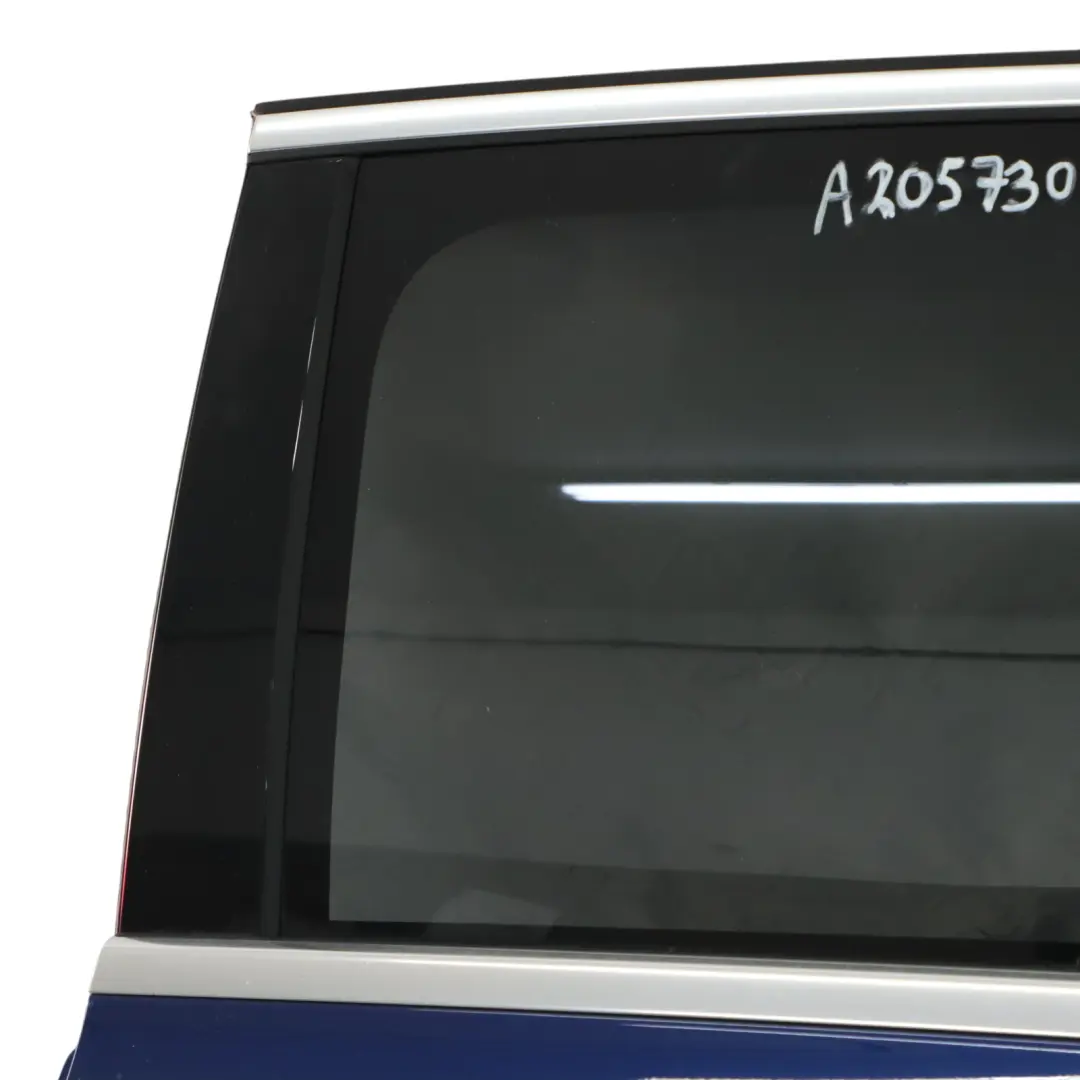 Door Rear Left N/S Brilliant Blue Metallic - 896 to Mercedes S205 with Part number A2057300305 Mercedes S205 Door Rear Left N/S Brilliant Blue Metallic - 896 - SKU A2057300305-BRB - Part number A2057300305