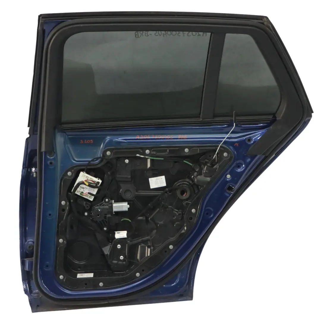 Tür Hinten Rechts Brillantblau Blau Metallic - 896 für Mercedes S205 mit Teilenummer A2057300405 Mercedes S205 Tür Hinten Rechts Brillantblau Blau Metallic - 896 - SKU A2057300405-BRB - Teilenummer A2057300405