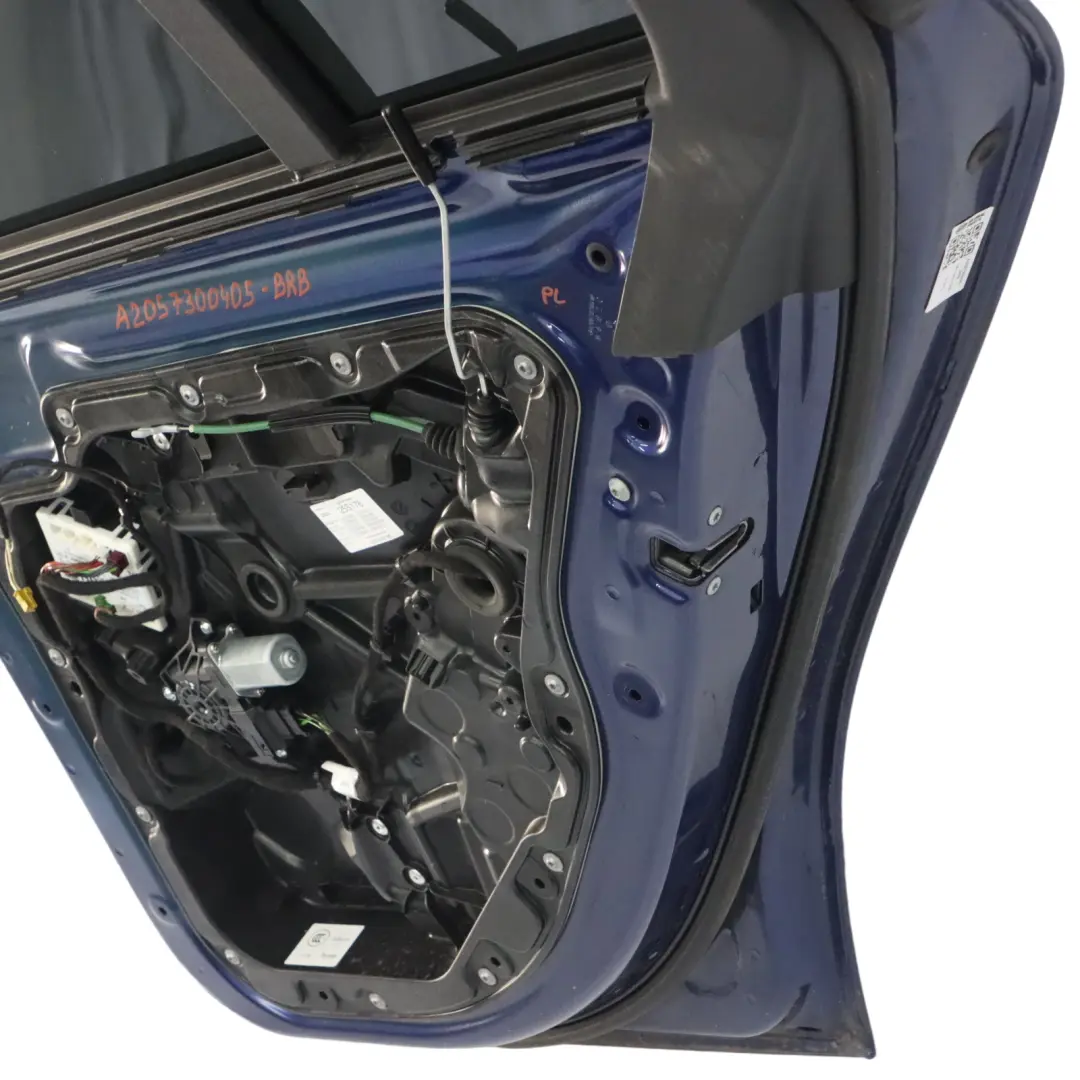 Mercedes S205 Puerta Trasera Derecha Azul Brillante Metalizado - 896 - SKU A2057300405-BRB - Número de pieza A2057300405