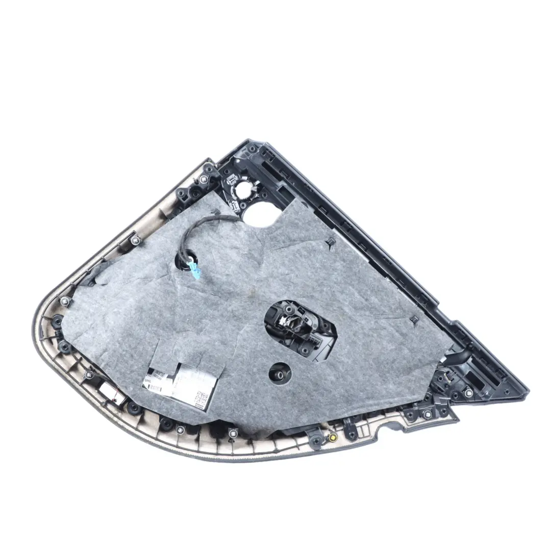 Mercedes W205 Door Card Cover Rear Left N/S Trim Panel Black Leather - SKU A2057302102 - Part number A2057302102