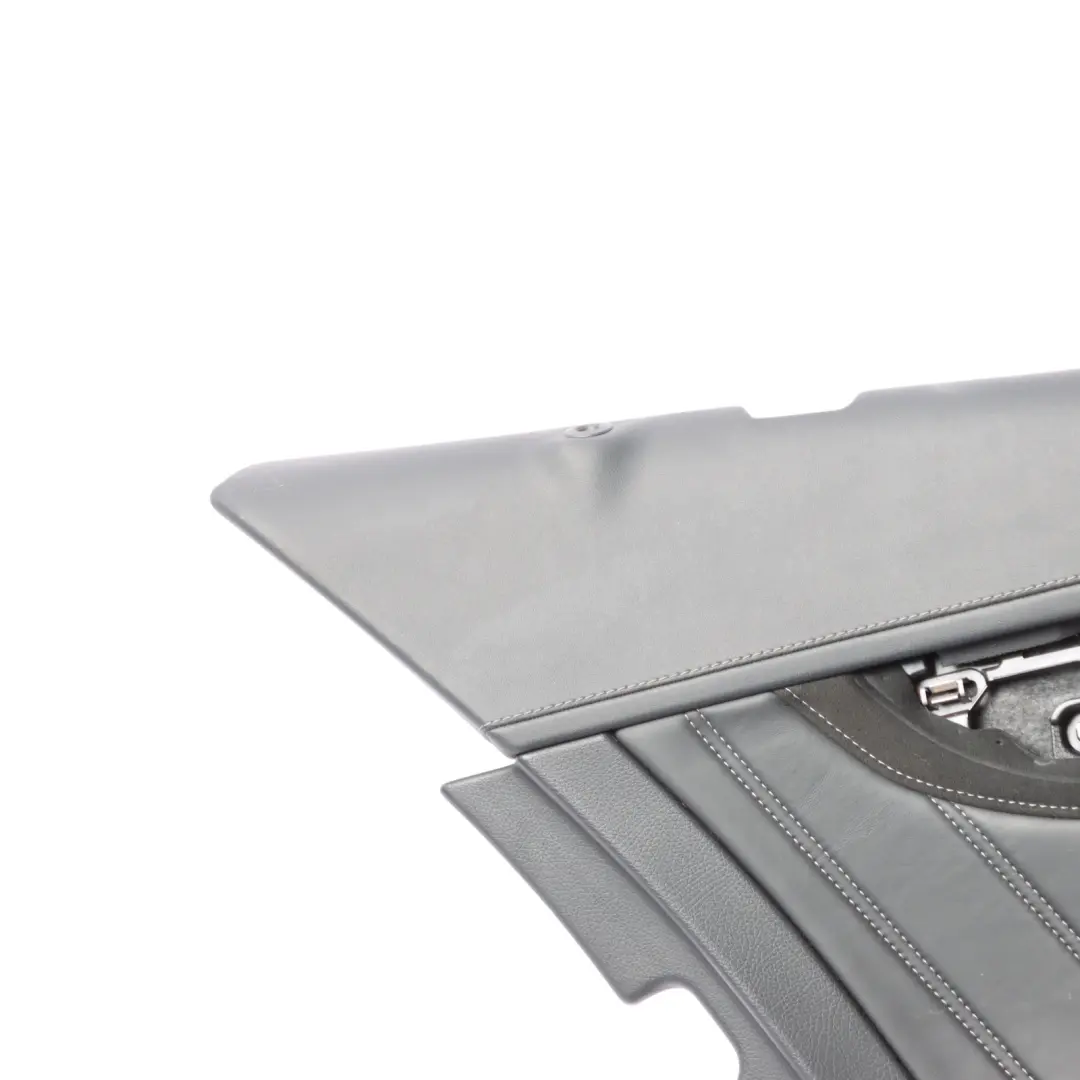 Door Card Cover Rear Left N/S Trim Panel Black Leather to Mercedes W205 with Part number A2057302102 Mercedes W205 Door Card Cover Rear Left N/S Trim Panel Black Leather - SKU A2057302102 - Part number A2057302102