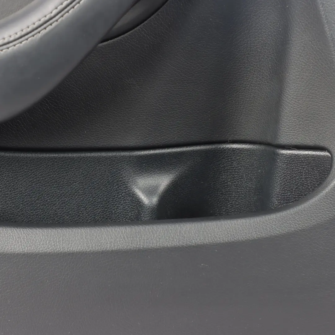 Door Card Cover Rear Left N/S Trim Panel Black Leather to Mercedes W205 with Part number A2057302102 Mercedes W205 Door Card Cover Rear Left N/S Trim Panel Black Leather - SKU A2057302102 - Part number A2057302102